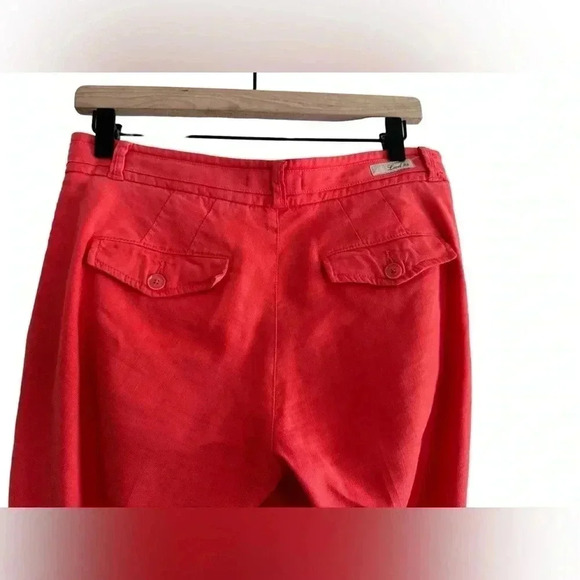 LEVEL 99  Anthropologie Linen Blend Newport Wide Leg Pants - Picture 7 of 14